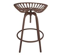 Ascalon Design Ltd Tractor Stool - L42 x W42 x H89 cm - Brown Rusty Ascalon Design Ltd Brown