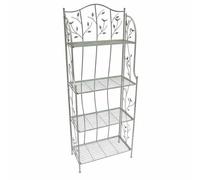 Ascalon Design Ltd Woodland Folding 4T Shelf - L62 x W32 x H163 cm - Green Ascalon Design Ltd Green