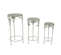 Ascalon Design Ltd Woodland Plant Table Tall (Set of 3) - Green Ascalon Design Ltd Green