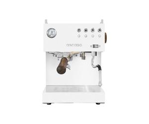 Ascaso Steel Duo PID Espresso Coffee Machine, Pro for Home - White&Wood
