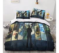 AScdap Counter-Strike 3D Print Bedding Duvet Cover Bedding Games Comforter Cover for Teens Microfiber 3-Piece Quilt Cover with Hidden Zipper Closure with Pillowcases Double（200x200cm）