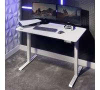 Ascend 120cm Electric Height Adjustable Gaming Desk X Rocker White 1 Pack