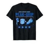 Ascend Adventure Conquer Peak-Grip Climbing Passion T-Shirt