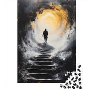 Ascend Into Light - Mystical Journey Upward Into The Unknown Jigsaw Puzzle for Adults, 1000 Pieces, 70x50cm/1000pcs, Quiet Home Activity, Relaxing Indoor Time And Time at Home
