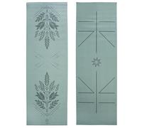 Ascend Yoga Mat with Alignment Marks - Premium 6mm Thick, 72" x 24" Reversible Exercise Mat - Non Slip, Tear Resistant, Workout Mats for Pilates, Home, Studio, Gym, Floor Stretching - Sage Haven