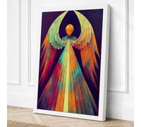 Ascending Angel Spiritual Canvas Wall Art Print 30x20 Inch