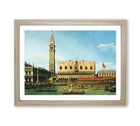 Ascension Day Vol.1 By Giovanni Canaletto Classic Painting Framed Print | A2 Oak Framed Wall Art | Ready to Hang | Classic Historical Picture | Living Room Bedroom Lounge Office