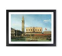 Ascension Day Vol.1 by Giovanni Canaletto Framed Print | A2 Black Framed Wall Art | Ready to Hang | Modern Nature Picture | Living Room Bedroom Lounge Office