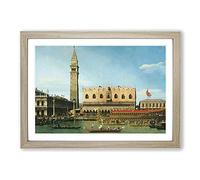 Ascension Day Vol.1 by Giovanni Canaletto Framed Print | A2 Oak Framed Wall Art | Ready to Hang | Modern Nature Picture | Living Room Bedroom Lounge Office