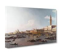 Ascension Day Vol.2 By Giovanni Canaletto Canvas Print | Gallery Wrapped 30mm Frame Wall Art | 20x14 inches | Ready to Hang | Classic Picture | Living Room Bedroom Lounge Office
