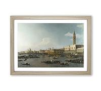Ascension Day Vol.2 by Giovanni Canaletto Framed Print | A2 Oak Framed Wall Art | Ready to Hang | Modern Nature Picture | Living Room Bedroom Lounge Office