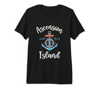 Ascension Island Anchor Ships Boat South Atlantic Ocean Premium T-Shirt