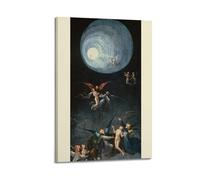 Ascent of The Blessed - by Hieronymus Bosch Painting Art Posters Canvas Wall Art Scroll Picture Print Living Room Walls Decor Homes 16x24inch(40x60cm)