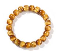 ASCFTWRA Golden Tiger Eye Money Attraction Bracelet | Taurus & Leo Birthstone, Confidence & Grounding, Bring Success, Energy, Happiness for Luck