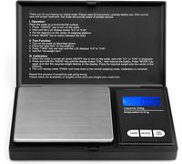 Ascher 200 gram Portable Digital Pocket Scale with Back-lit LCD 200x0, 01g