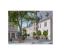 Aschersleben - Town Hall and Hennebrunnen，Jigsaws Puzzles 1000 Pieces Teens Kids Jigsaw Entertainment Toys Brain Challenge Puzzle（38x26cm）-AG87
