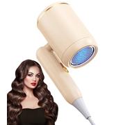 Asciugacapelli ionico 2400W con Borsa da viaggio [Leggero, alta velocità & pieghevole] Set per Acconciature con Concentratore/Diffusore/Pettine per volume, Phon Capelli Temperatura Costante