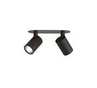 Ascoli Twin Recessed Spot Matt Black