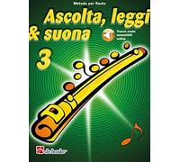 Ascolta, leggi & suona 3 flauto flute book + audio online
