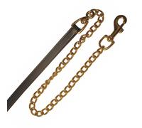 Ascot Plain Lead Rein with Chain - Dever - Black