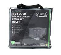Ascot Premium Large(6-8 seater) Rectangular Patio Set Cover - 245 X 120 X 80 (H) cm Modern Grey