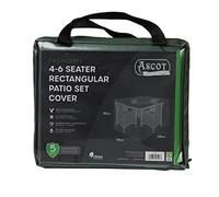 Ascot Premium Medium(4-6 seater) Rectangular Patio Set Cover - 210 X 110 X 80 (H) cm Garden Green