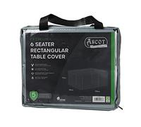 Ascot Premium Rectangular 6 seater table cover - 170 X 94 X 71 (H) cm Modern Grey