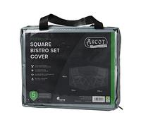 Ascot Premium Square Bistro Set Cover - 150 X 70 X 90 (H) cm Modern Grey