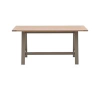 Ende Shaker-Style Farmhouse Trestle Table (Seats 4) taupe