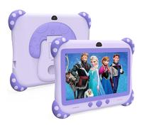 Ascrecem Kids Tablet Android 7 IN Toddler Tablet for Kids with WiFi Dual Camera Parental Control 32GB ROM 128G Expand Children's Tab with Children Software Educational Games Ages 3 to 7 Years (Purple)