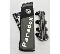 ASD 3 Tube Quiver and Double arm Guard. Ambidextrous. Grey. Quiver Comes with Hook. Superb Value Archery Package