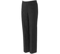 ASD Accessories Girls School UK Slim Trouser Half Elasticated School Slim Leg Trouser Age 3 Years to 16 Years Black