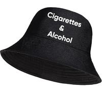 ASD Accessories Oasis Song Bucket Hats, Printed - 100% Cotton, Adult One-Size fits All (UK, Alpha, One Size, Cigarettes & Alcohol)