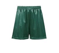 ASD Accessories Shadow Stripe PE Shorts Boys Girls Men Women Kids Adults Unisex Summer School Gym Football Cycling School Uniform PE Shorts Drawstring 12 Sizes and 7 Colours (Green)