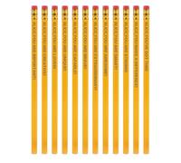 ASD Jewelry 12 Pack Personalized Affirmation Pencils with Custom Engraved Name, Rubber End Tips - Back to School, Teacher Appreciation Gift