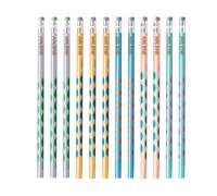ASD Jewerly 12 Pack Personalized Pencils with Custom Engraved Name & Rubber End Tips - Back to School & Teacher Appreciation Gift