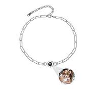 ASD Jewerly Personalized Bracelet with Picture inside, picture bracelet personalized photo, Photo Bracelet Customized Picture for Women/Men Birthday Christmas,Gift for Couple/Best Friend/Pet