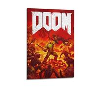 ASDASDHBW Doom Eternal Video Game Poster1 Poster Decorative Painting Canvas Wall Posters And Art Picture Print Modern Family Bedroom Decor Posters 20x30inch(50x75cm)