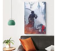 ASDASFDJ Game P's Lies Poster8 Poster Decorative Painting Canvas Wall Posters And Art Picture Print Modern Family Bedroom Decor Posters 24x36inch(60x90cm)