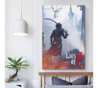 ASDASFDJ Game P's Lies Poster8 Poster Decorative Painting Canvas Wall Posters And Art Picture Print Modern Family Bedroom Decor Posters 20x30inch(50x75cm)