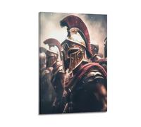 ASDASFDJ Realistic Spartan Helmet Poster Poster Decorative Painting Canvas Wall Posters And Art Picture Print Modern Family Bedroom Decor Posters 08x12inch(20x30cm)