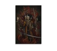 ASDASFDJ The Game Poster Only Lost The Wolf Shadow Twice Poster Decorative Painting Canvas Wall Posters And Art Picture Print Modern Family Bedroom Decor Posters 16x24inch(40x60cm)