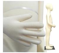 asdchZen 1-14 Years Old Kids Mannequin Full Body, Unisex Child Pinnable Mannequin Dress Forms With Soft Arms & Legs For Shop Window/Christmas Installation, Head Turn Form,White,12 years old