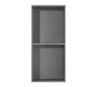asdchZen 304 Stainless Steel Shower Niche,Bathroom Shelves,Home Kitchen Bedroom Wet Room Alcove,Shampoo Toiletries Storage Embedded Wall Shelf,Waterproof Shower Organiser,Grey,70x28x12.5CM/27.56x11.0
