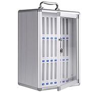 asdchZen 36-Slot Wall-Mounted Phone Storage Cabinet,Portable Lockable Nizer Box For Mobile Phones,Stylish Space-Saving Solution For Home & Office.,Onecolor,24 Slots
