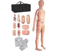asdchZen 5.7Ft Life Size Patient Care Manikin Training Cpr Simulator Basic Geri Nursing Skills Human Anatomical Model For Nursing Medical
