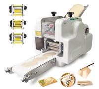 asdchZen 60 Pcs/Min Automatic Dumpling Wrapper Maker,Commercial Wonton Skin Machine,Electric Pasta Making Machine