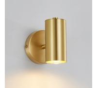 asdchZen Adjustable Bedside Reading Lighting Modern Copper Wall Sconce Hardwired Indoor Brass Wall Lamp, Vintage Industrial Headboard Reading Wall Light For Bedroom Li,Black Copper Color,Brass Color