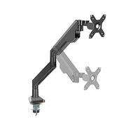 asdchZen Adjustable Gas Spring Single Arm Stand,Single Monitor Desk Mount,For 17-49 Inch Lcd Led Flat Screen With Weight Capacity 6.6Lbs To 29.7Lbs,A