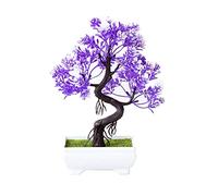 asdchZen Artificial Trees Artificial Plants Bonsai Tree Pot Plants Fake Flowers Potted Ornaments For Home Decoration Garden Decor Simulated Pine,A,03